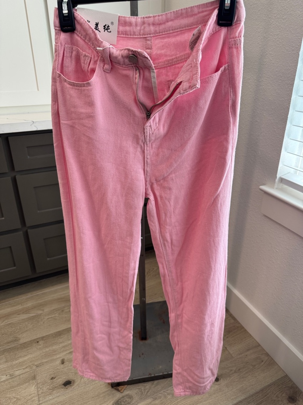 High-Rise Pink Women’s Jeans